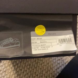 Kids Prada white sneakers